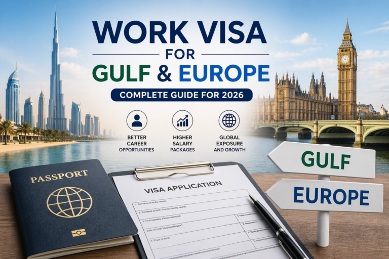 Work Visa for Gulf & Europe: Complete Guide for 2026